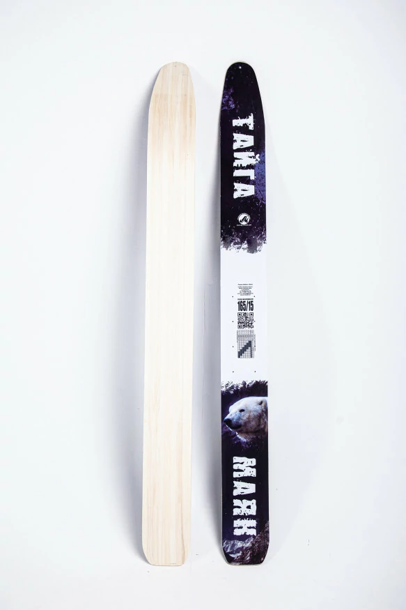 Лыжи Тайга, дерево, длина 175 см, ширина 150 мм