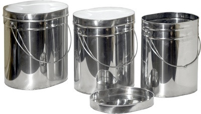 Набор высоких котелков &amp;quot;Геологический&amp;quot; - 3 шт. (13,0; 16,0; 18 л.) с крышками, Матрешка, крышки без ручек