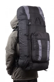 Рюкзак туристический Таймтур 4, черный, 100 л, ТАЙФ