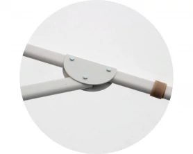 Зонт круглый (d=3.5м, 8 спиц) сталь, с воланом