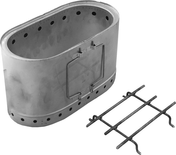 Печка щепочница Век Овал