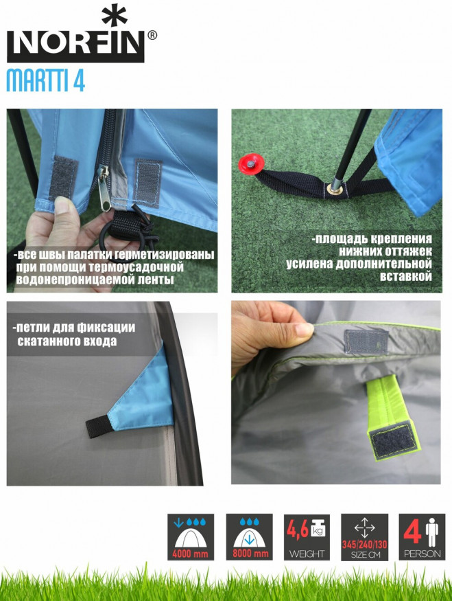 Палатка Norfin MARTTI 4 NFL