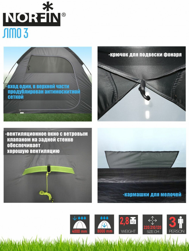 Палатка Norfin SIMO 3 NFL