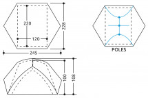 Палатка MINIMA 2 EVO, CAMP