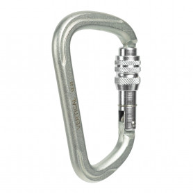 Карабин стальной люкс с муфтой, keylock, Вертикаль