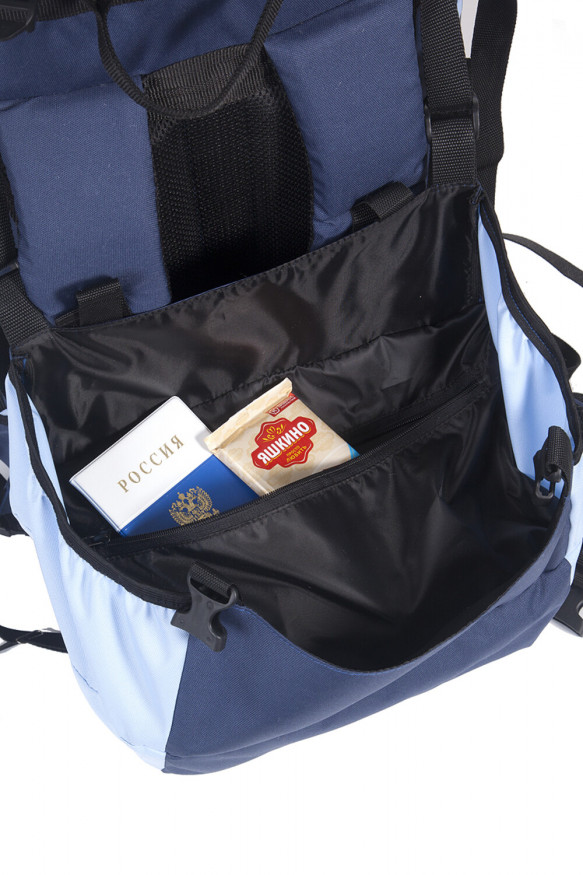 Рюкзак туристический Оптимал 4, синий-голубой, 120 л, ТАЙФ