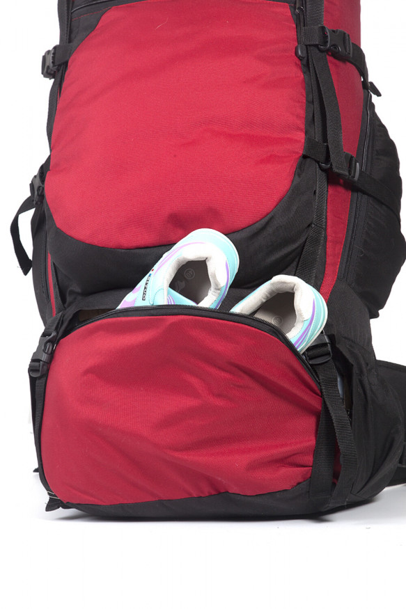 Рюкзак туристический Хальмер 1, с латами, синий-голубой, 100 л, ТАЙФ