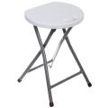 Табурет складной SJ-0052, 33*32*44 см. белый