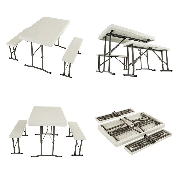 Набор складной мебели 113, Стол + 2 скамьи