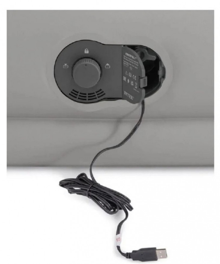 Кровать надувная Mid-Rise Comfort 99х191х36 см, с насосом 