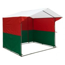Торговая палатка Домик 2.5х2,0, каркас из трубы, диаметром 25 мм