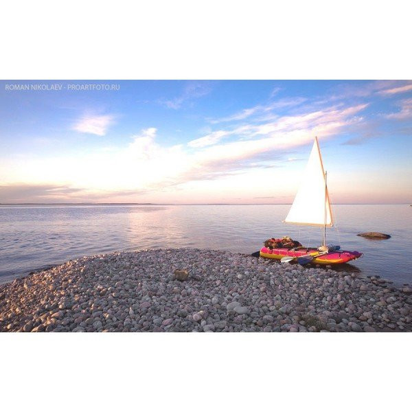 Парус Латинский 4,9 кв.м с рейками